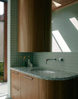 Block Mosaic Green