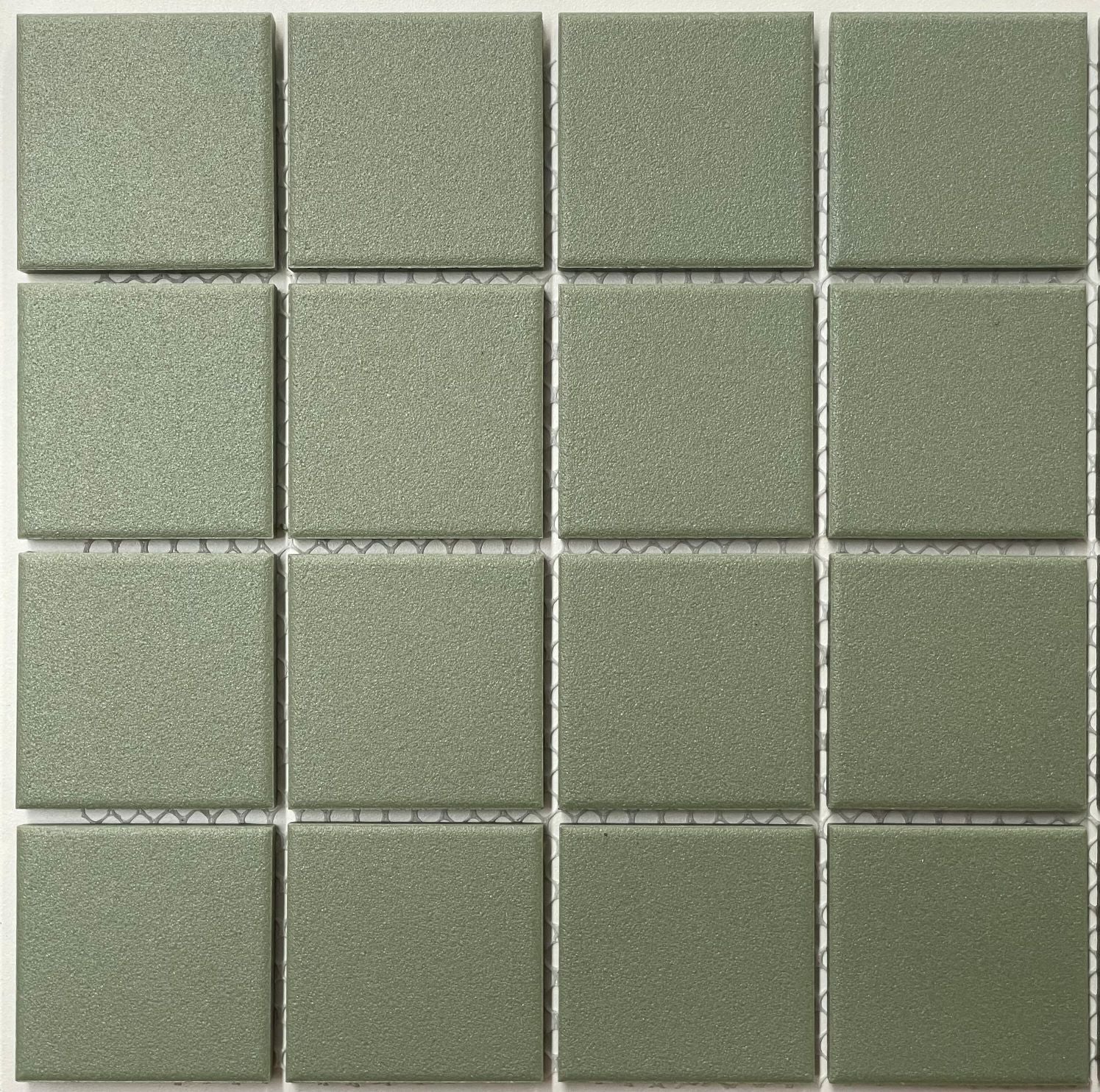 Block Mosaic Green
