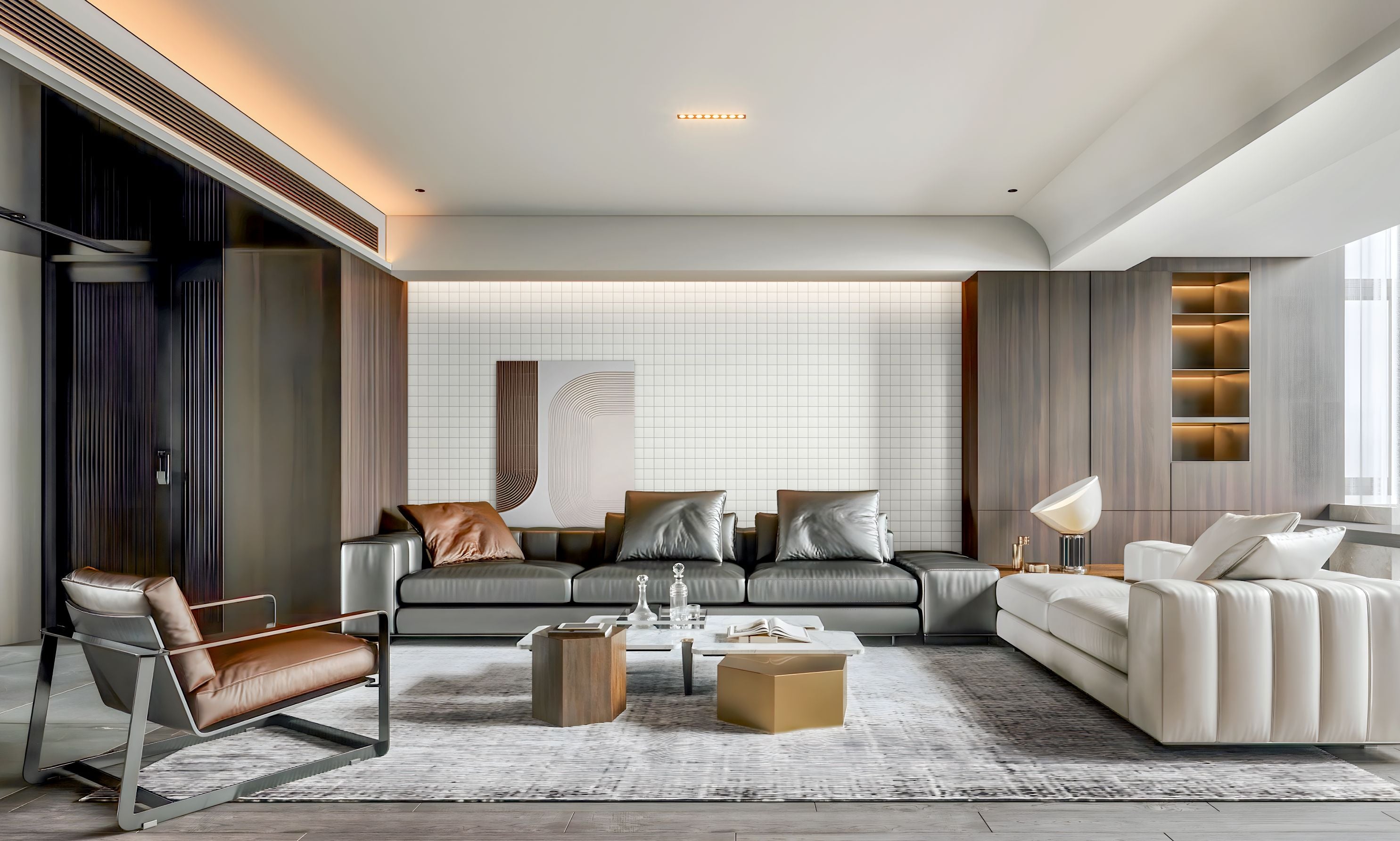 Block Mosaic White | Mosaics | Integra Surfaces Australia