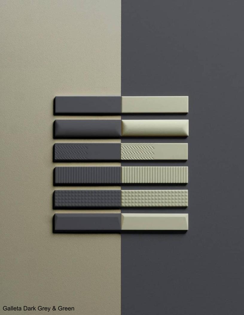 Galleta Fluted Green